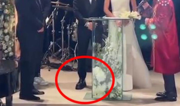 Oğuzhan Koç'un damat ayakkabıları düğüne damga vurdu