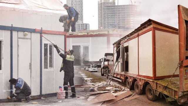Altındağ Belediyesi’nden Depremzedelere Prefabrik Ev Desteği