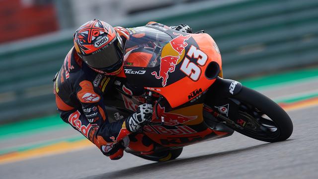 Milli motosikletçi Deniz Öncü lider pozisyondayken kaza yaptı