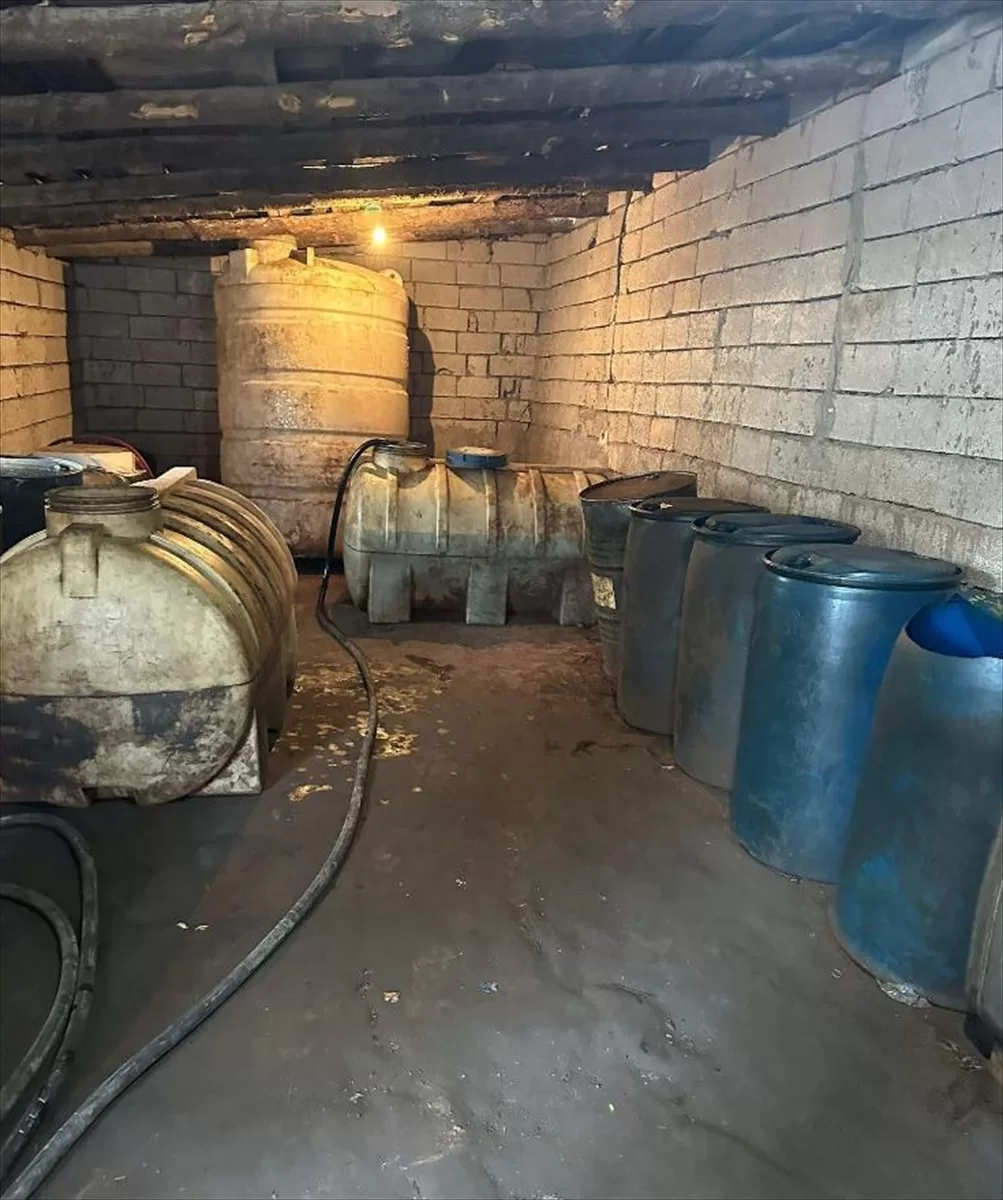 Ağrı'da kaçak motorin ele geçirildi