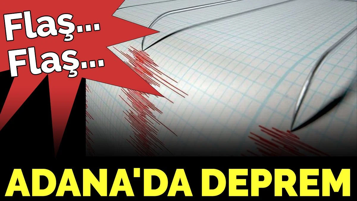 Adana'da 3.5 büyüklüğünde bir deprem meydana geldi.